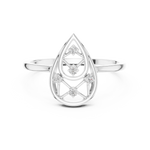 Gold Ring DR-6235, White Gold