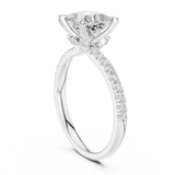 Gold Ring DDLR-1014, White Gold
