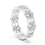 Gold Ring R37, White Gold, view 1