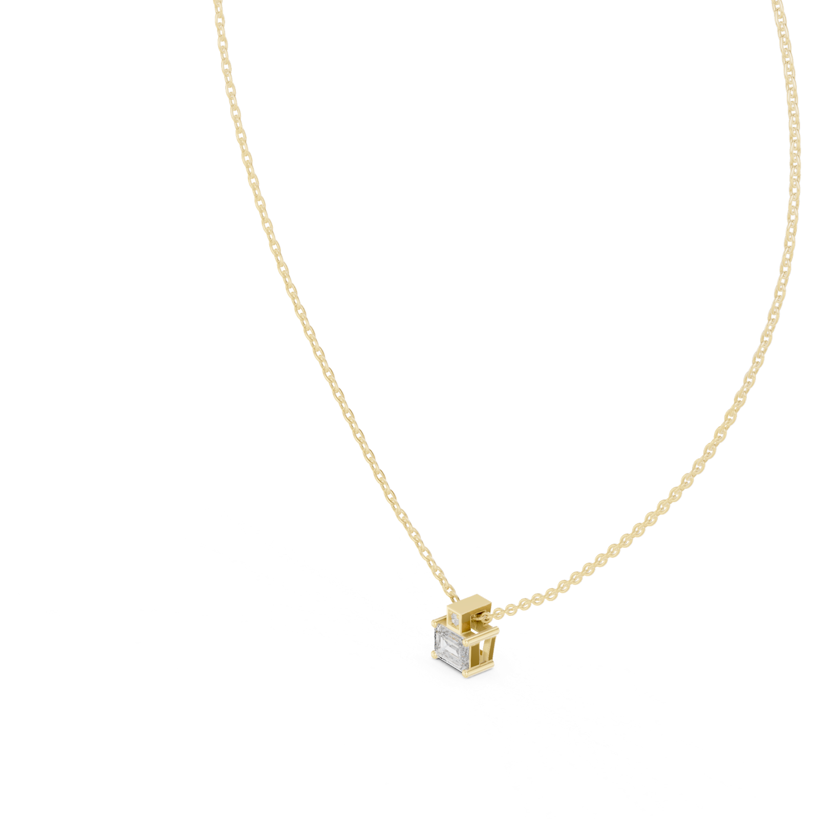 Gold Pendant GPD-0013, Yellow Gold, view 2