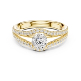 Gold Ring LR-0345, Yellow Gold, view 4