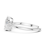 Gold Ring DDLR-864, White Gold, view 3