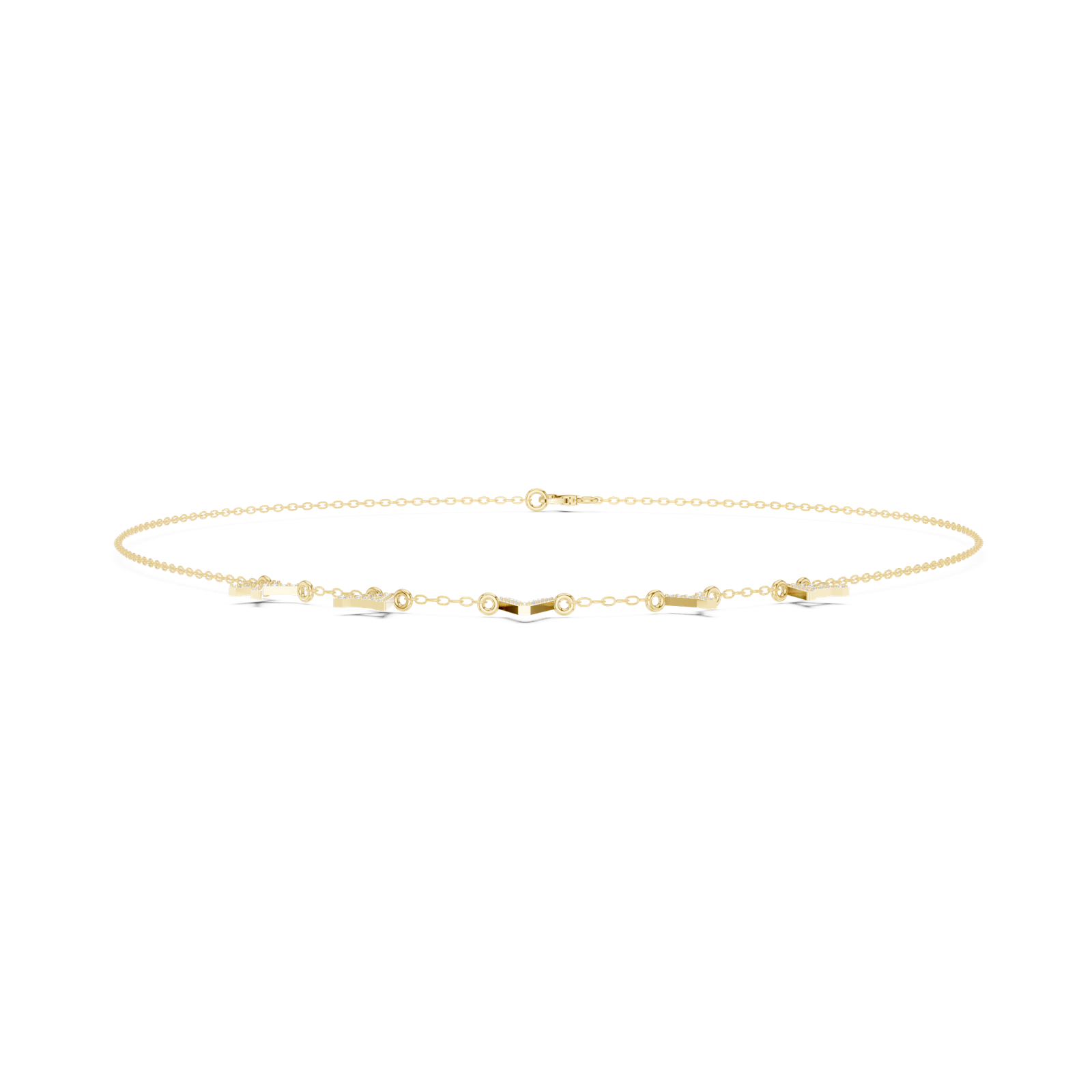 Gold Necklace SBWN (30), Yellow Gold