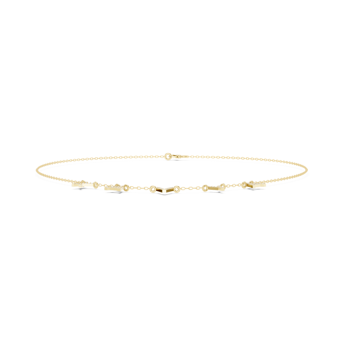 Gold Necklace SBWN (30), Yellow Gold