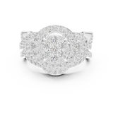 Gold Ring DDLR-582, White Gold, view 4