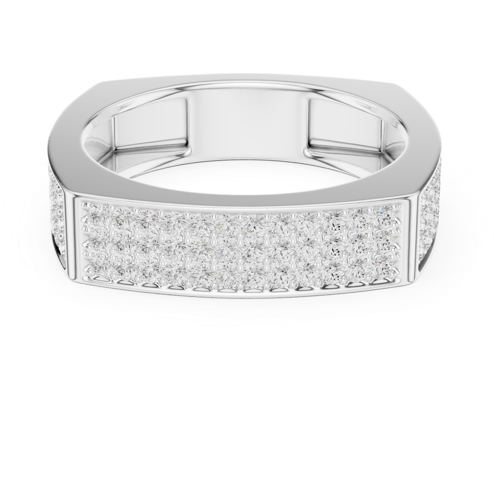 Gold Ring SBMR(36), White Gold
