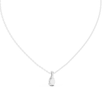 Gold Pendant GPD-0034, White Gold, view 4