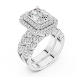 Gold Ring DDLR-292, White Gold, view 2