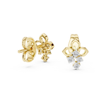 Gold Earrings 12-10017@E, Yellow Gold
