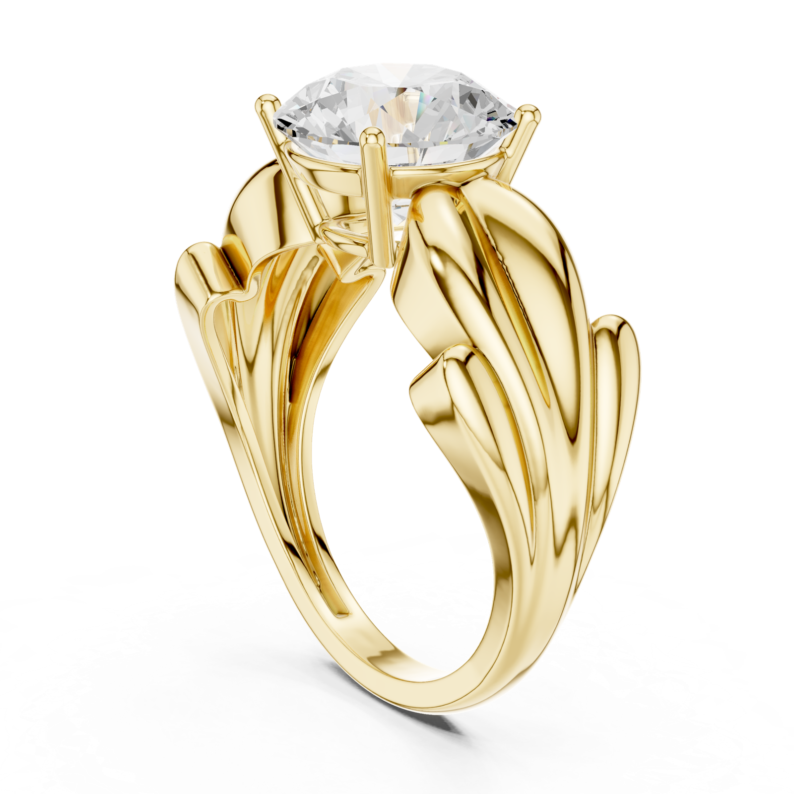 Gold Ring RLR1756, Yellow Gold, view 1