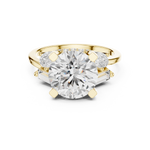 Gold Ring DDLR-447, Yellow Gold, view 4