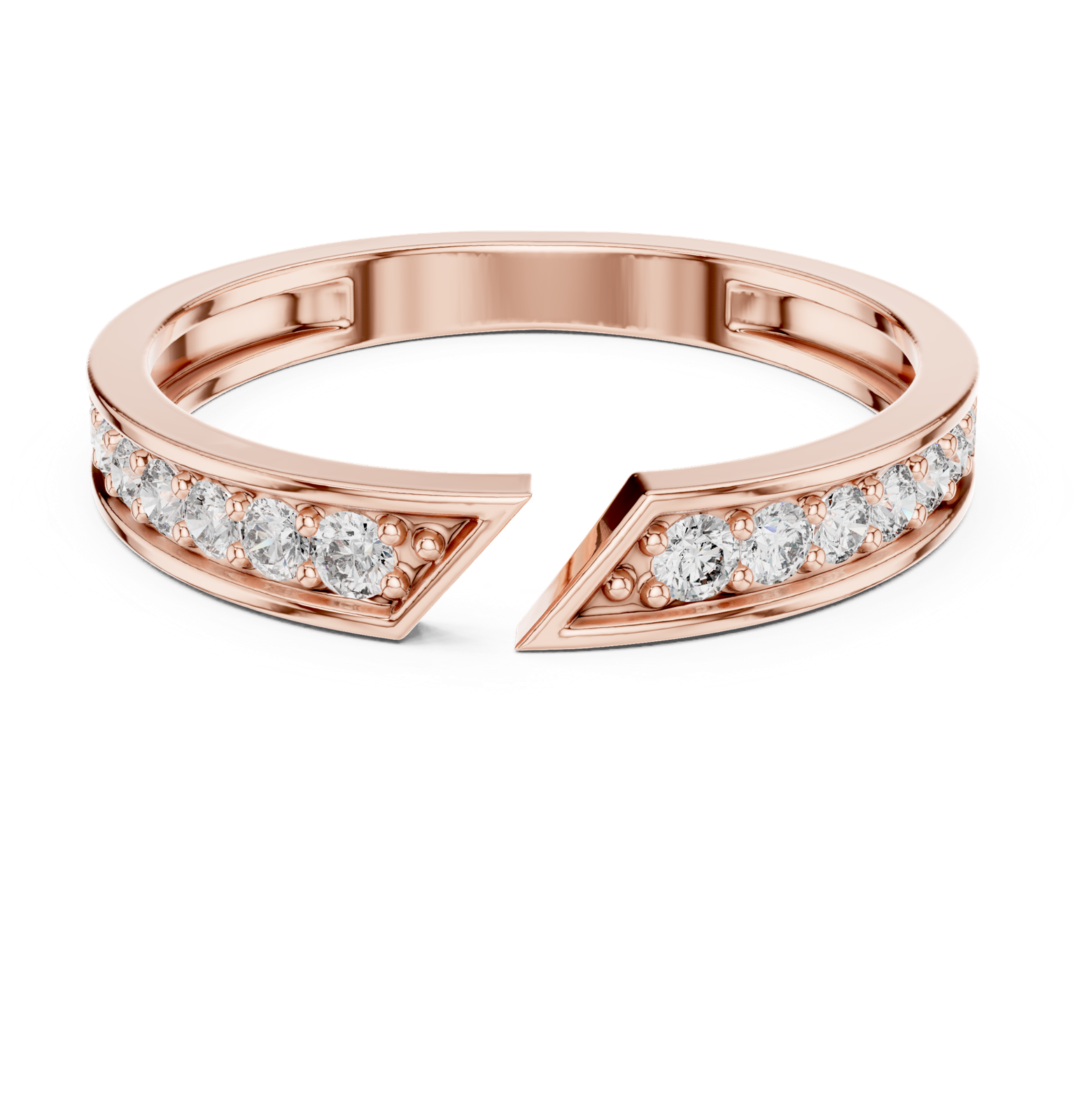Gold Ring HLR-112, Rose Gold