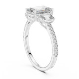 Gold Ring L03-1296, White Gold