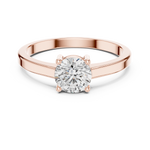 Gold Ring ALR-28, Rose Gold, view 4