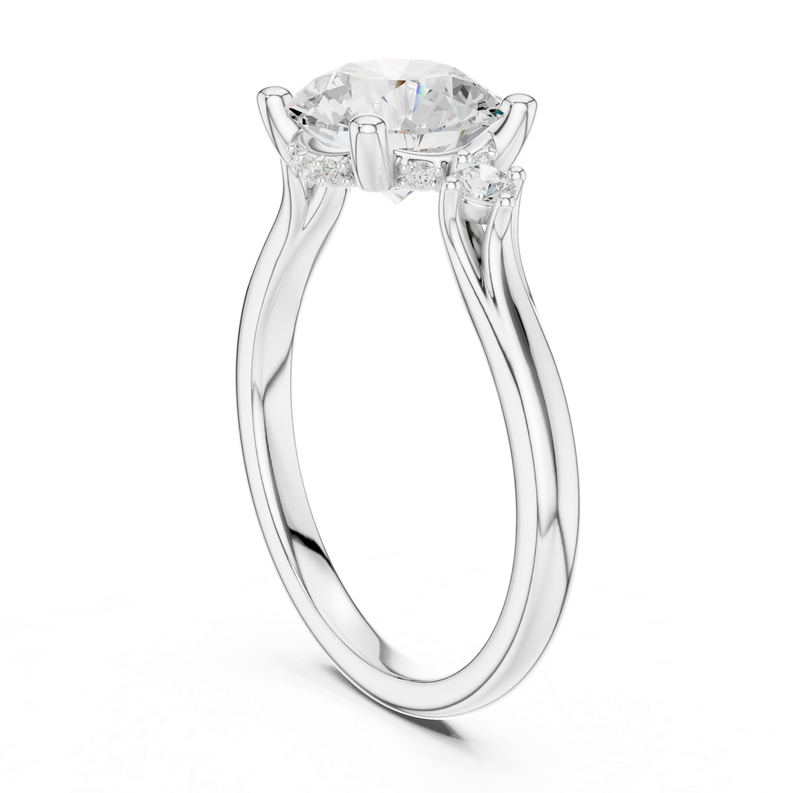 Gold Ring DDLR-975, White Gold
