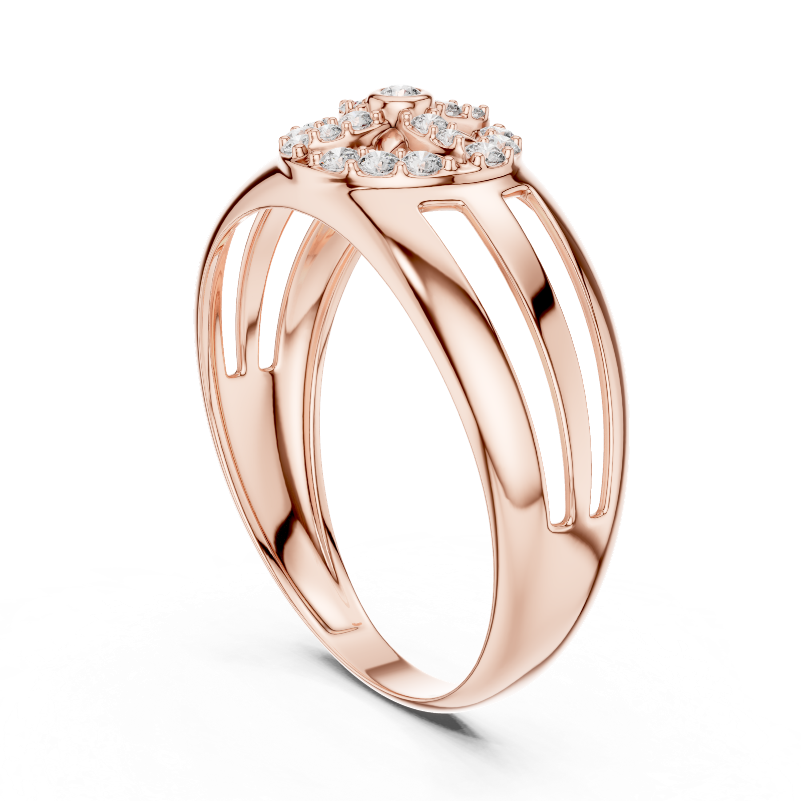 Gold Ring LR-01 (37), Rose Gold