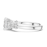 Gold Ring DDLR-703, White Gold, view 3