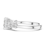 Gold Ring DDLR-703, White Gold, view 3
