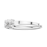Gold Ring L03-1175, White Gold, view 3