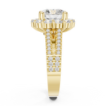 Gold Ring DDLR-344, Yellow Gold, view 3
