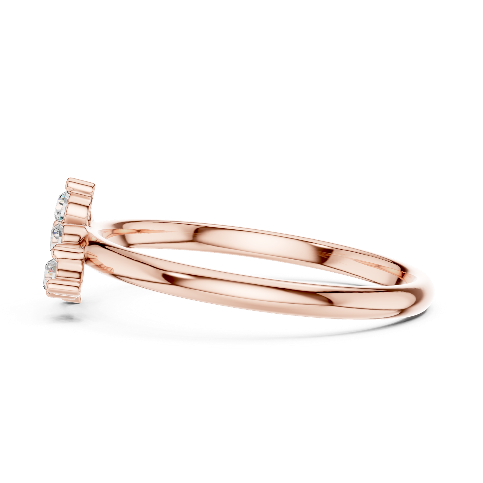 Gold Ring 1 (377), Rose Gold, view 3
