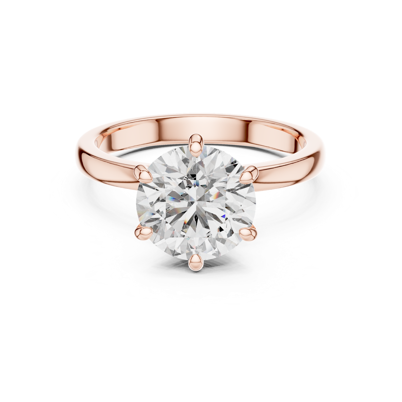 Gold Ring LR-0171, Rose Gold, view 4