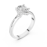 Gold Ring DDLR-1059, White Gold, view 2