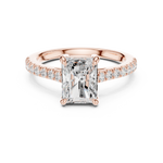 Gold Ring DDLR-881, Rose Gold, view 4