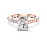 Gold Ring DDLR-881, Rose Gold, view 4