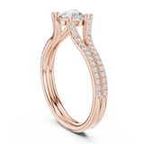 Gold Ring LR-0343, Rose Gold