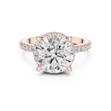 Gold Ring DDLR-172, Rose Gold, view 4