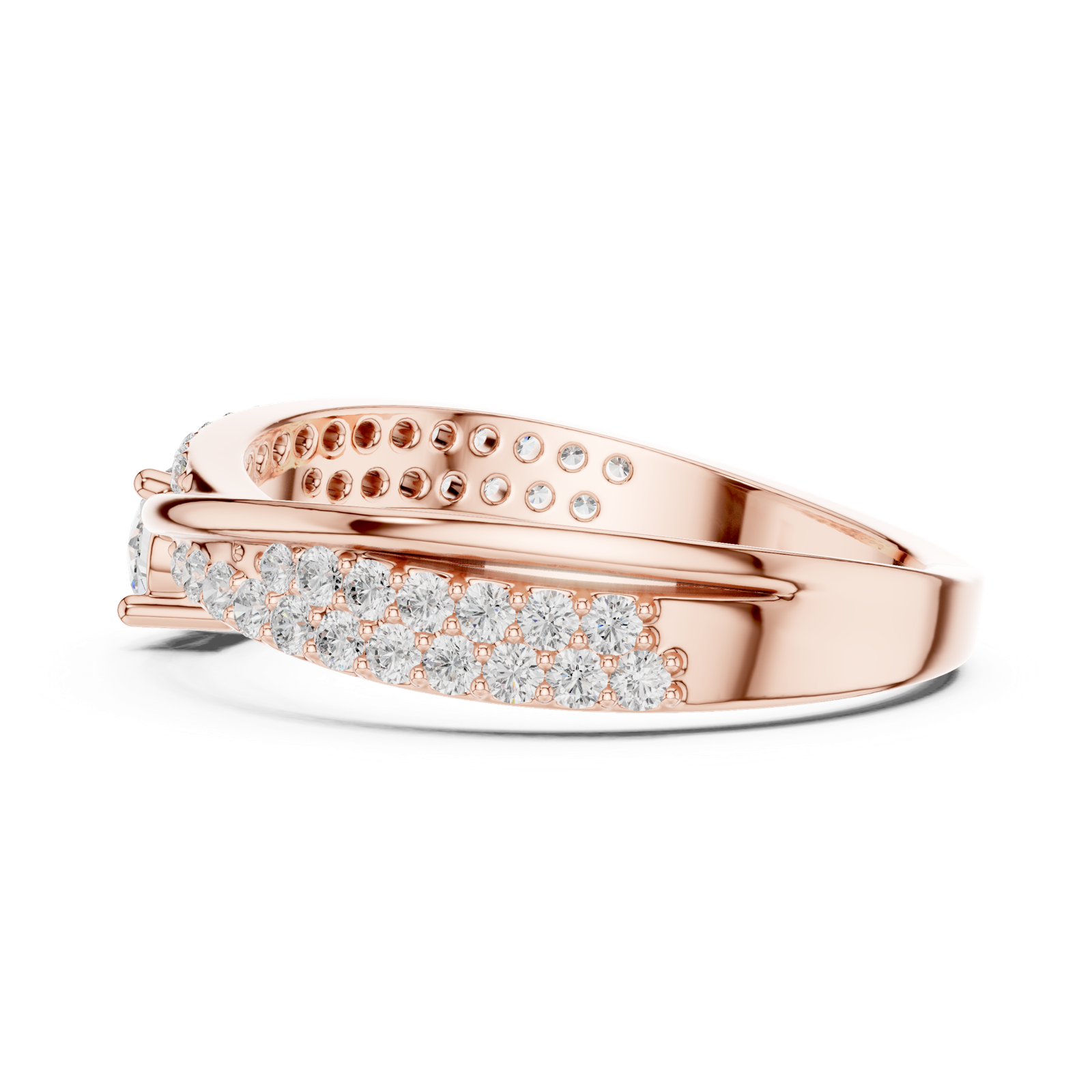 Gold Ring SBWR(1), Rose Gold, view 3