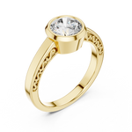 Gold Ring LR-0111, Yellow Gold, view 2