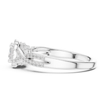 Gold Ring LR-0273, White Gold, view 3