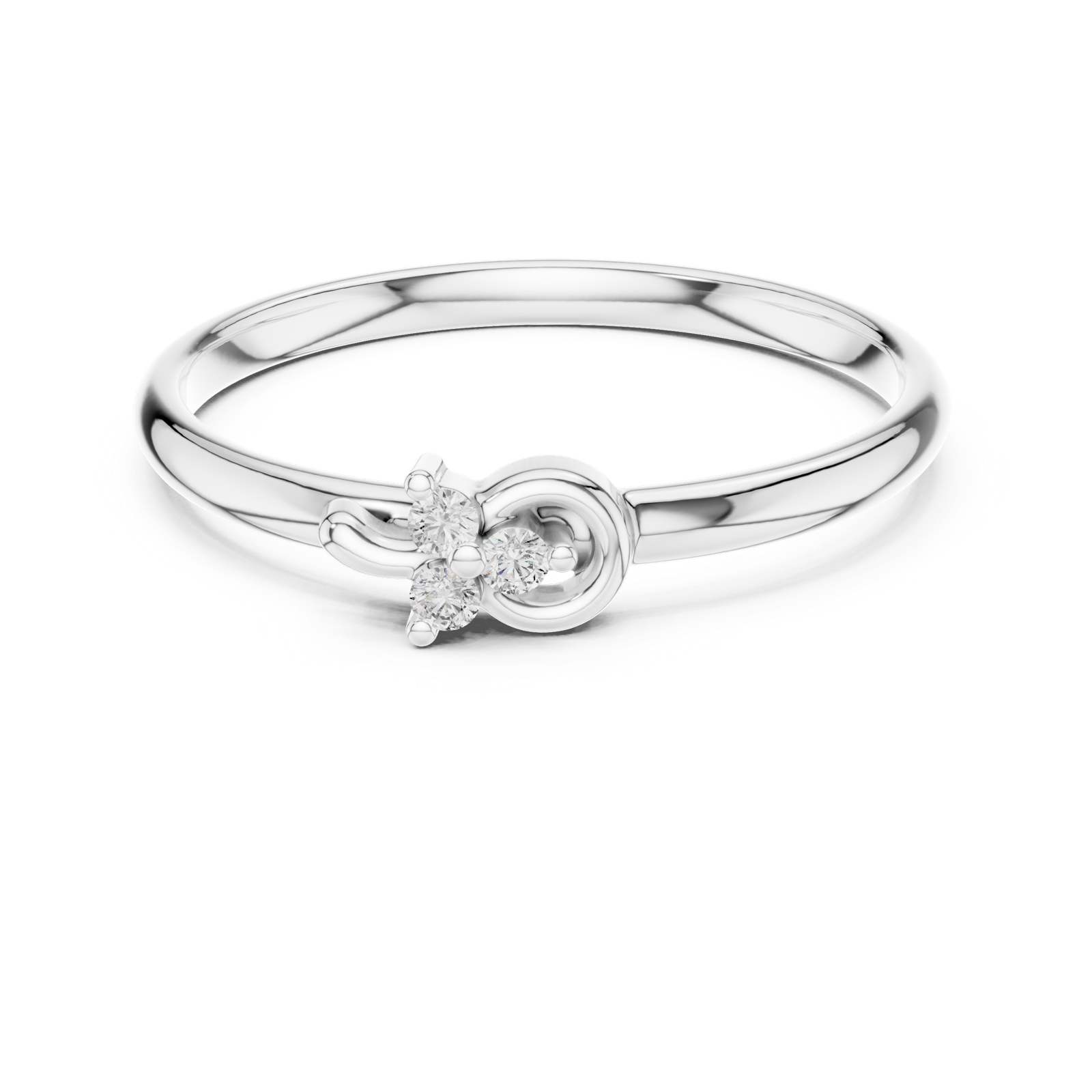 Gold Ring 1 (395), White Gold