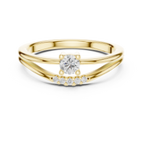 Gold Ring L03-1336, Yellow Gold, view 4