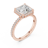 Gold Ring DDLR-057, Rose Gold, view 2