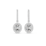 Gold Earrings 3-10010E_155_M, White Gold