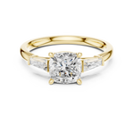 Gold Ring DDLR-921, Yellow Gold, view 4