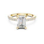 Gold Ring DDLR-886, Yellow Gold, view 4