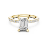 Gold Ring DDLR-886, Yellow Gold, view 4