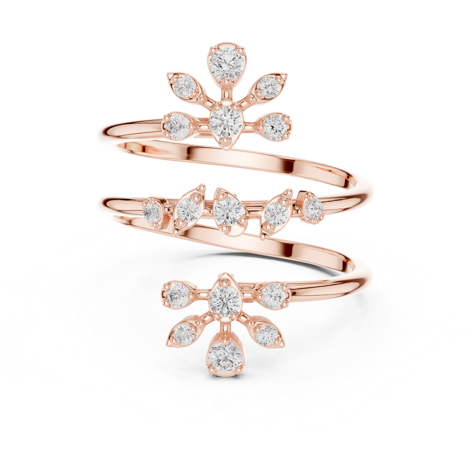 Gold Ring SBWR(60), Rose Gold