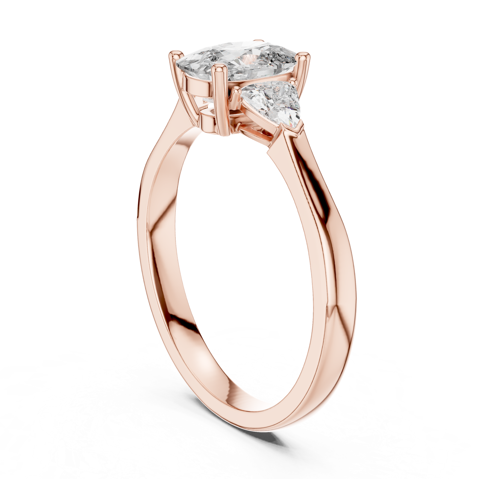 Gold Ring 00001L (22), Rose Gold, view 1