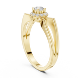 Gold Ring DDLR-837, Yellow Gold, view 1