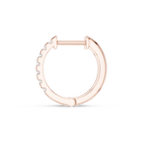 Gold Earrings SBER(24), Rose Gold, view 3