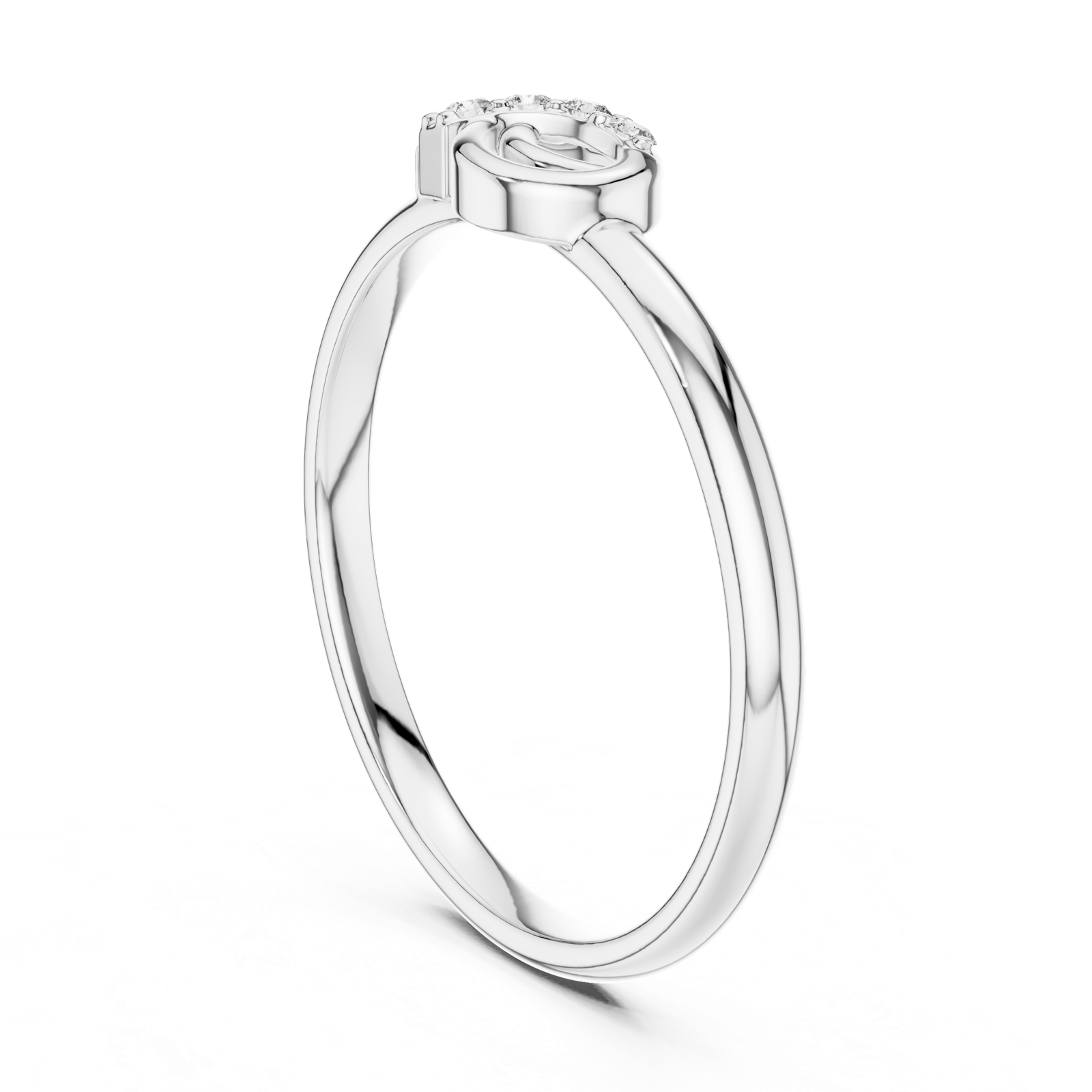 Gold Ring 1 (385), White Gold