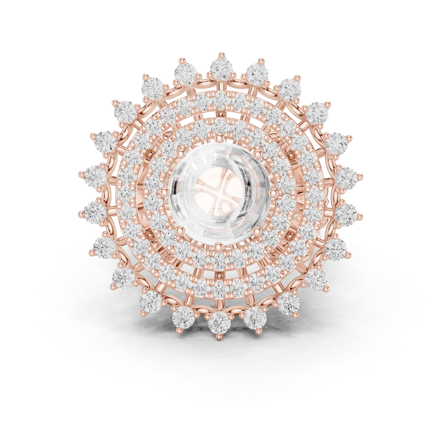 Gold Ring DDLR-749, Rose Gold
