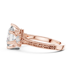 Gold Ring DDLR-282, Rose Gold, view 3