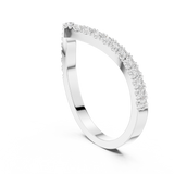 Gold Ring DDLR-1117, White Gold, view 1