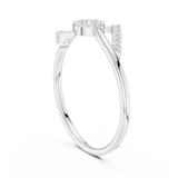 Gold Ring HLR-202, White Gold